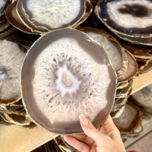 Suporte para pratos de ágata