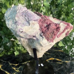 Watermelon Tourmaline on Stand