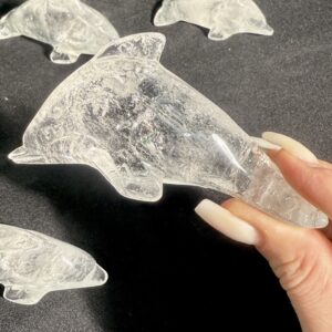 Clear Quartz Animal Carving