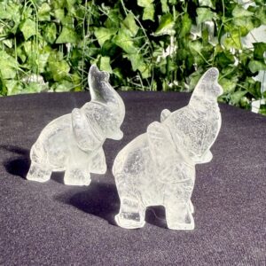 Clear Quartz Animal Carving