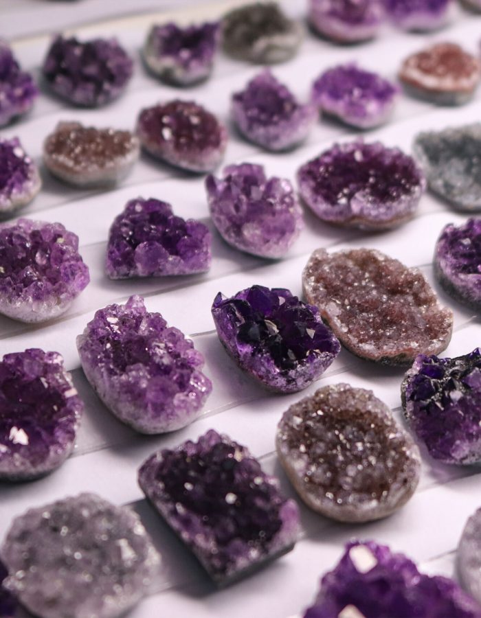 Natural Mini Amethyst Druzy Clusters