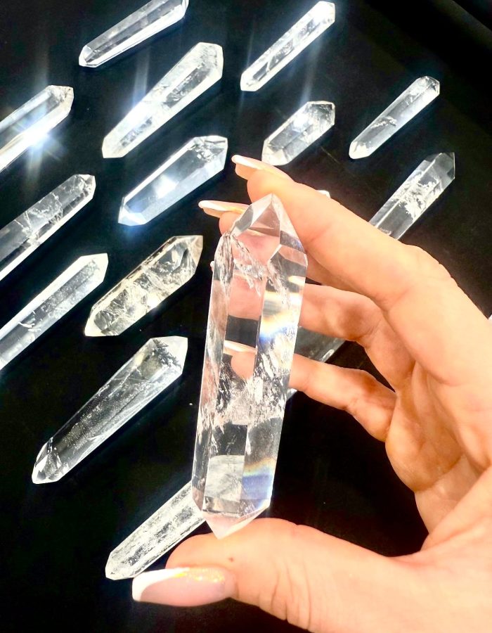 Double Terminated Clear Quartz Point