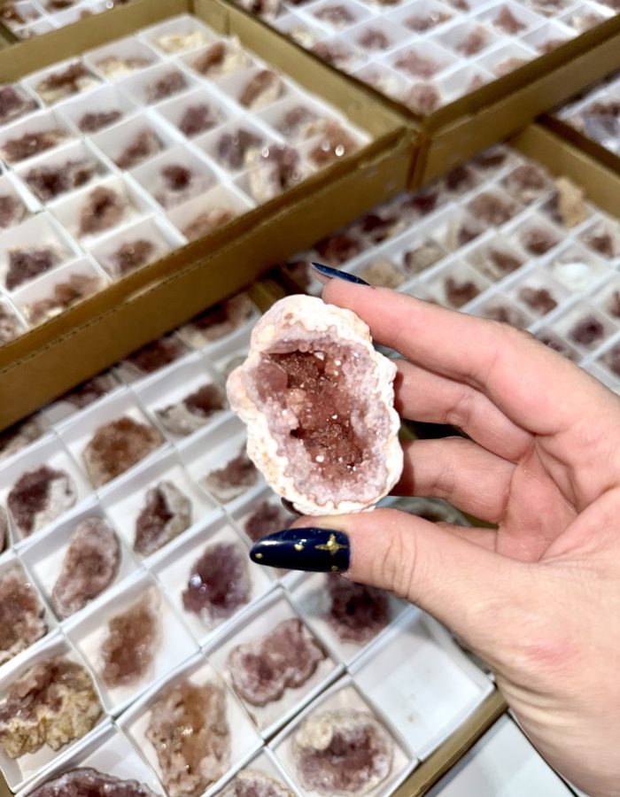 Patagonian Pink Amethyst Geode