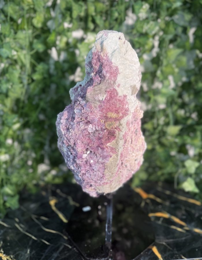 Watermelon Tourmaline on Stand