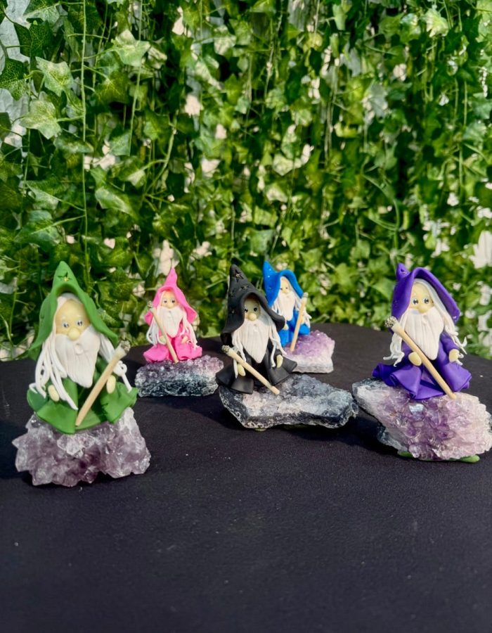 Little Wizard on Amethyst Cluster
