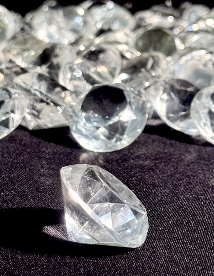 Mini Clear Quartz Diamond