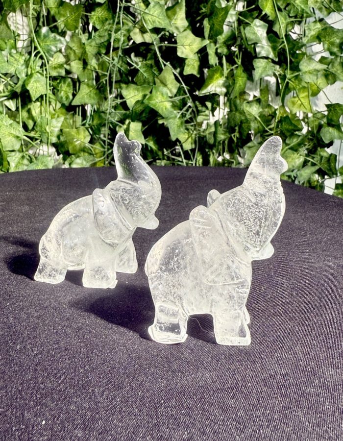 Clear Quartz Animal Carving