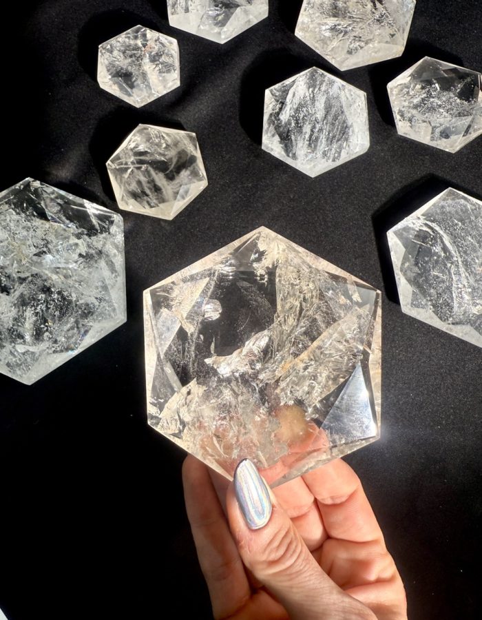 Clear Quartz Davi Star