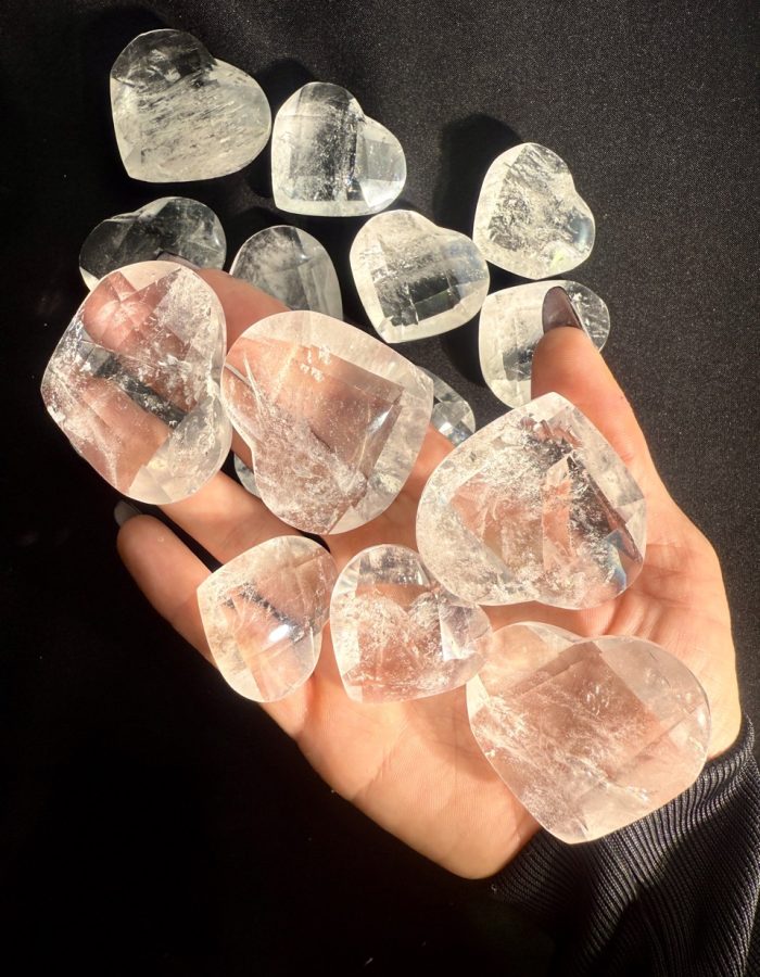 Mini Clear Quartz Heart