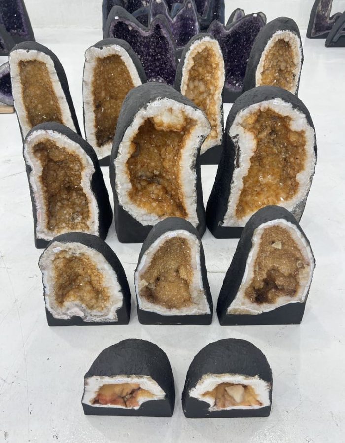Citrine Geode Cathedrals – Quality B (price per kg)