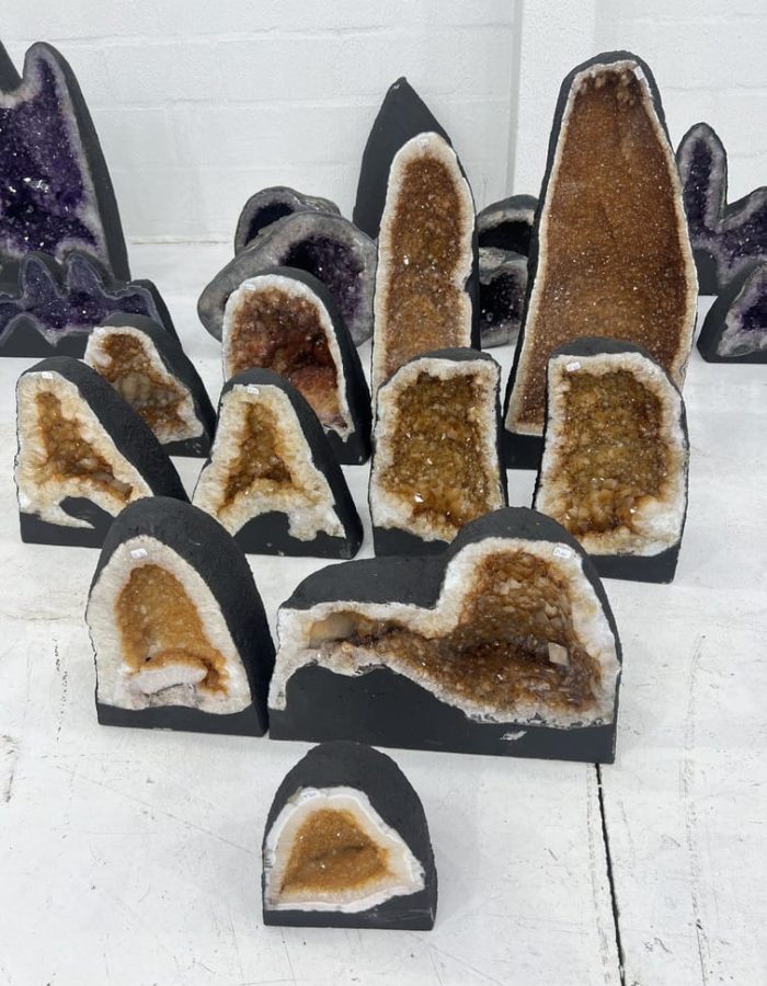 Citrine Geode Cathedrals – Quality A (price per kg)