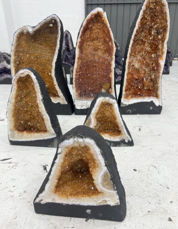 Citrine Geode Cathedrals – Quality Extra (price per kg)