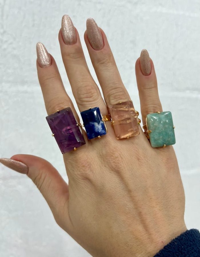 Adjustable Quartz Rings