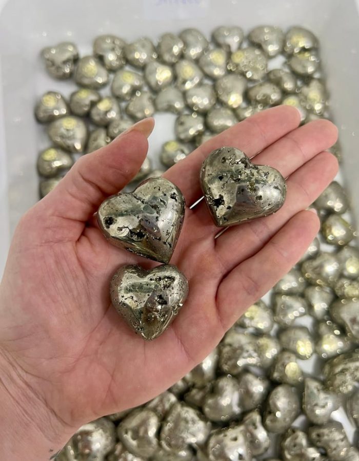 Mini Pyrite Hearts (price per pc)